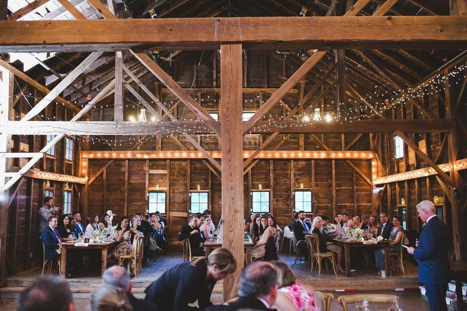 Reception main barn