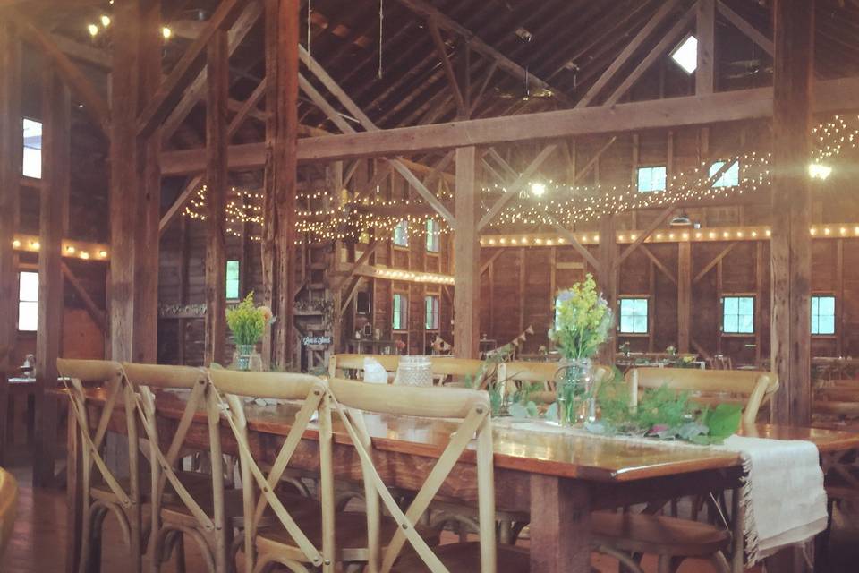 Reception main barn