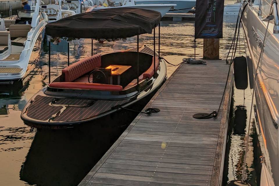 Sunset on the docks