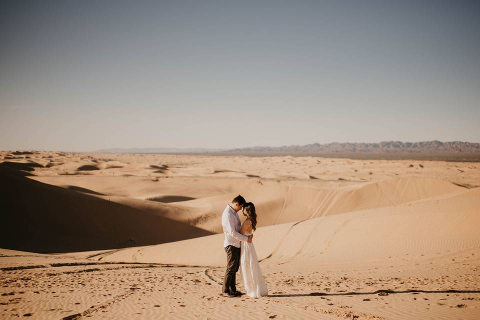 Glamis sand dunes engagement