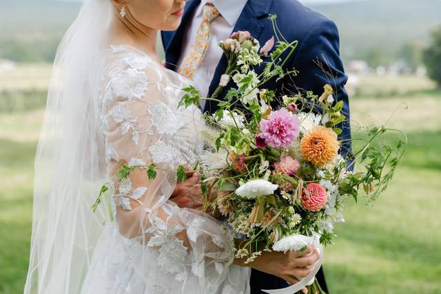 Colorful wildflower bouquet