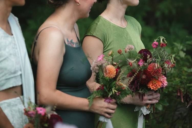 Fall Bridesmaid bouquets