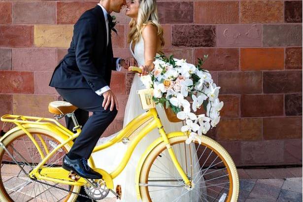 Couple on Bycicles