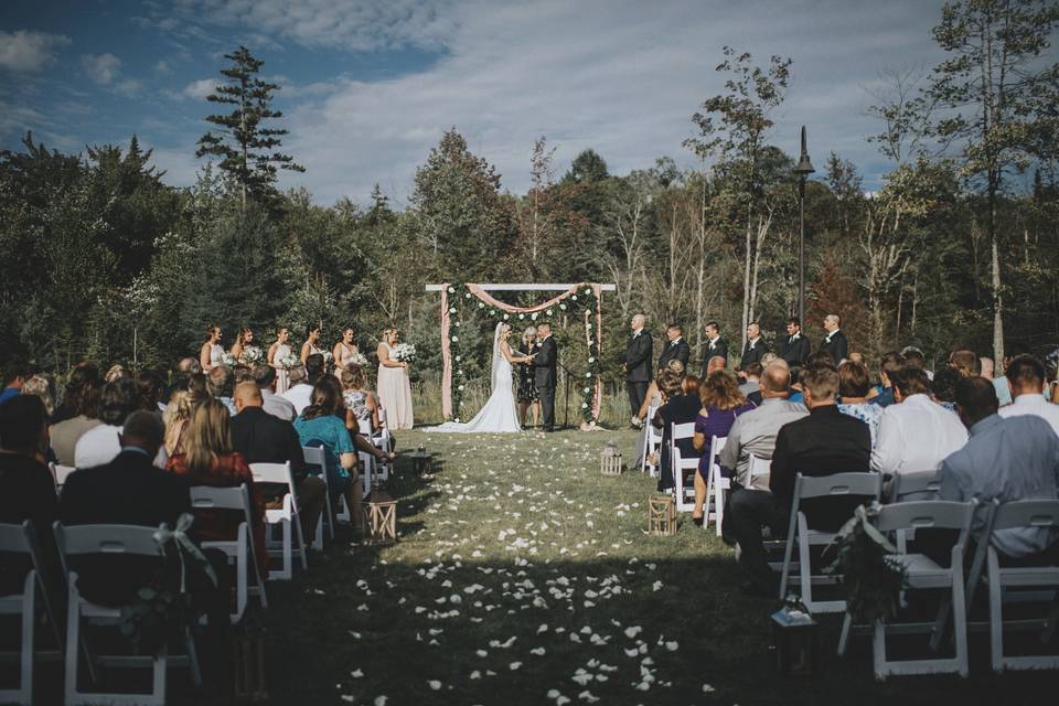 Outdoor wedding