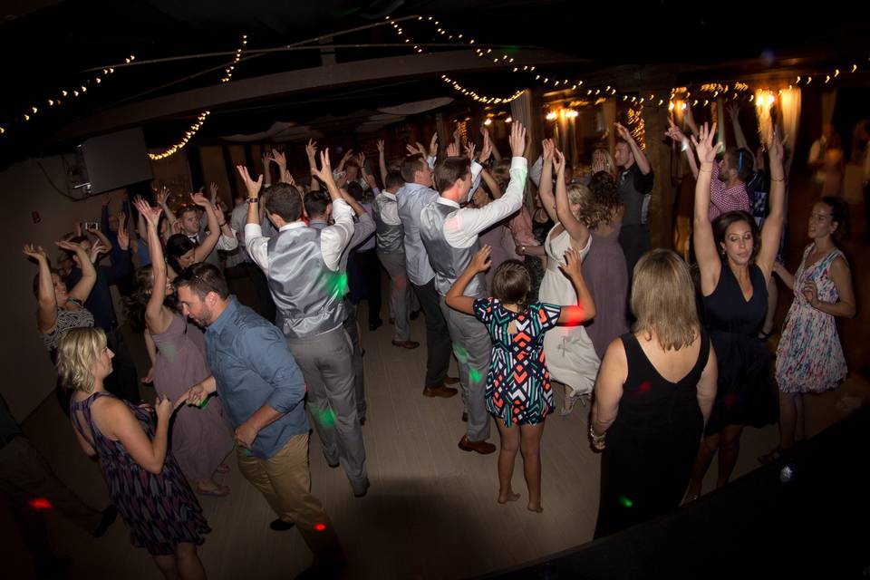 Wedding dance party