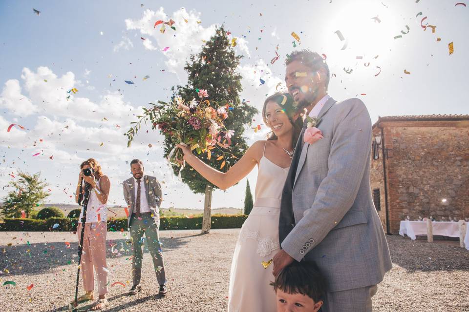 Flavia & Joseph - Villa Boscarello, Siena, Tuscany 2017