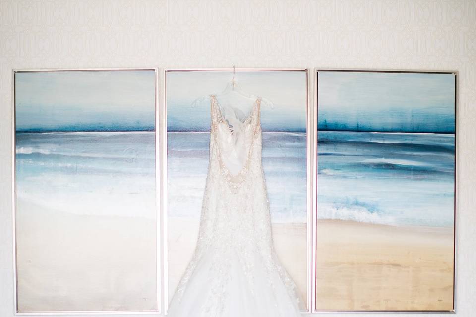 Wedding dress details