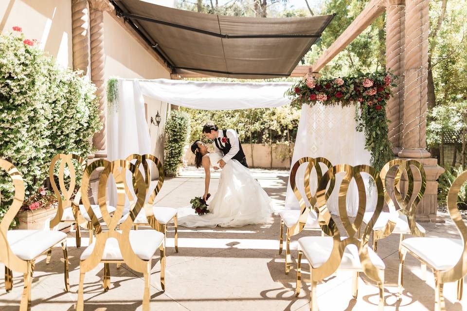 Ceremony setup - Palos Verdes