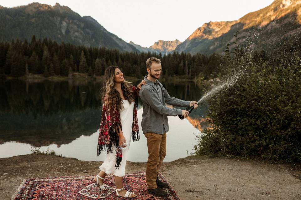 Gold Creek Pond Engagement