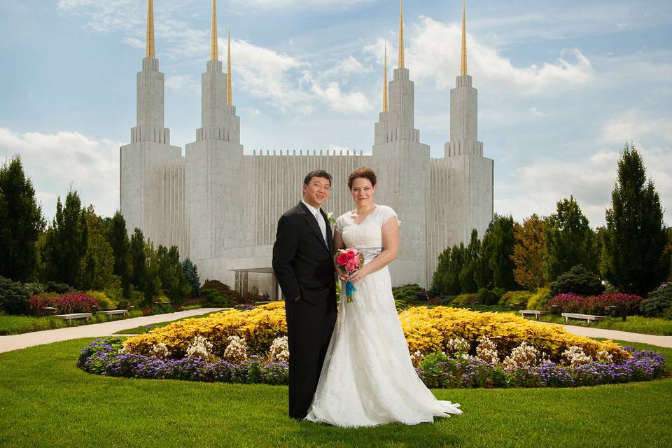 Ceremony at the Washington LDS Temple.