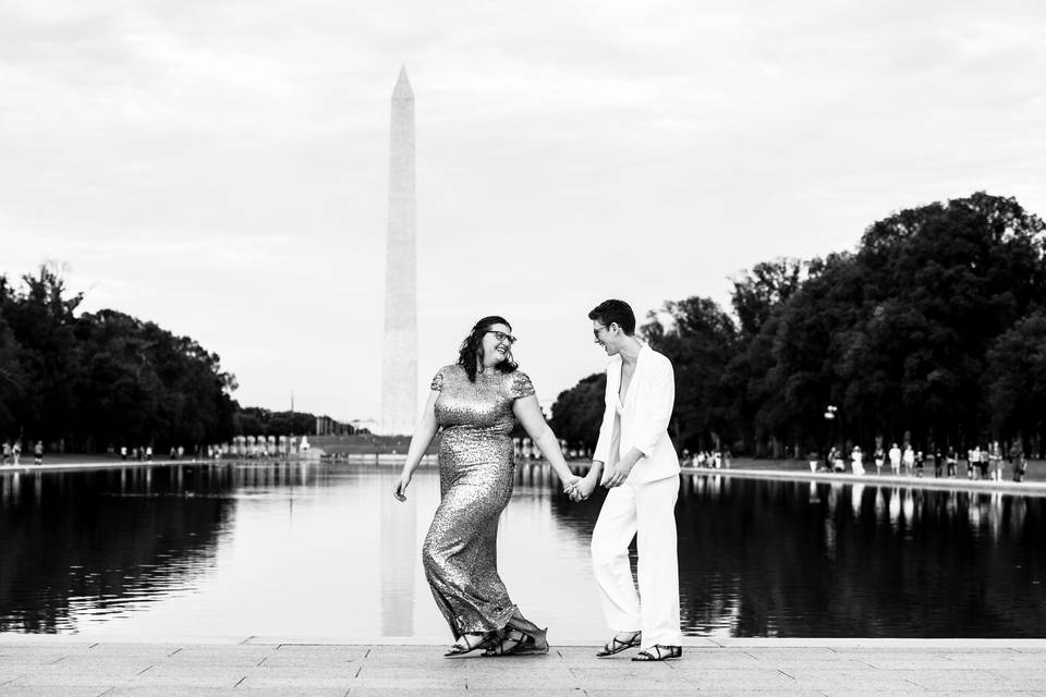 Two brides in Washington DC