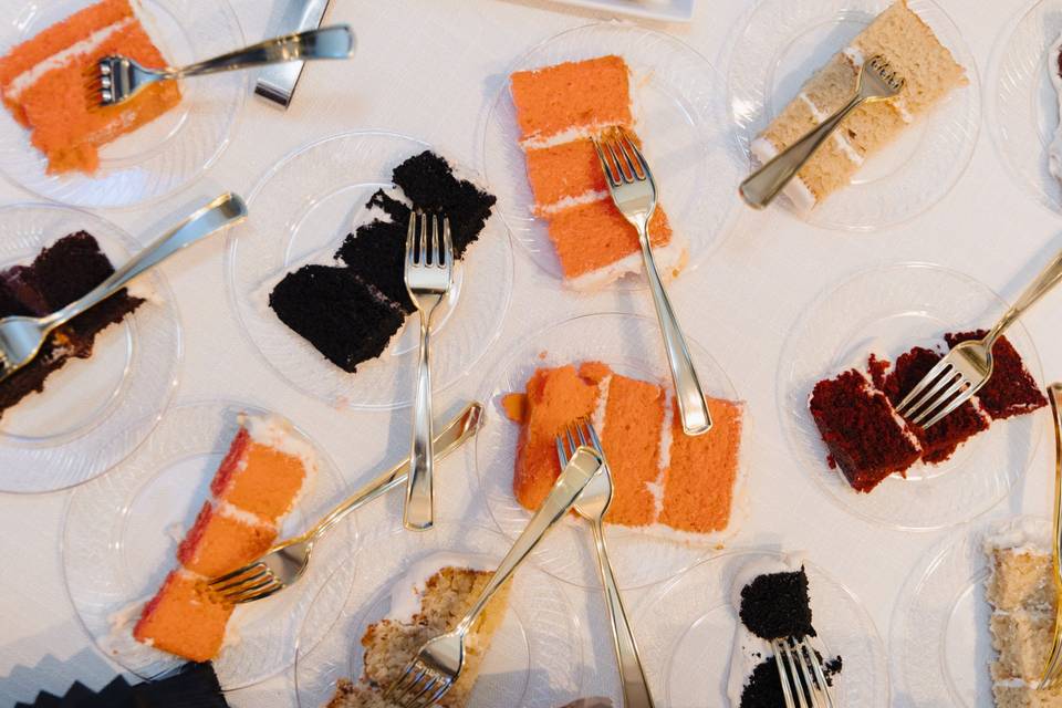 Cake slices