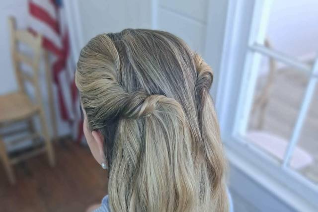 Bridesmaid hair