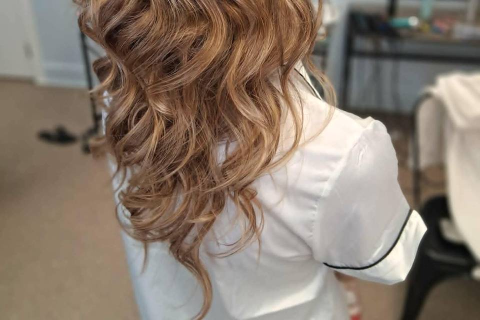 Bridal hair