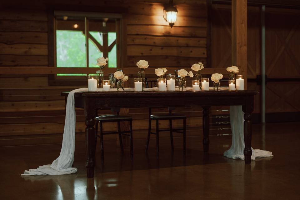 White Bud Vases