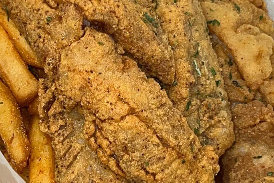 Deep-fried and crispy