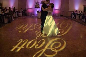 Custom Dance Floor Monograms