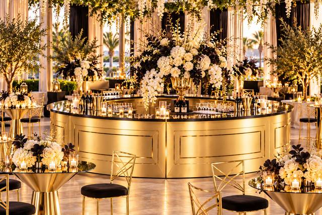 Gold &Black Cocktail Reception