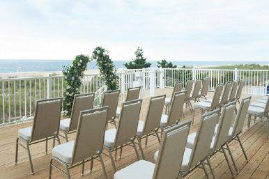 A ceremony on our deck