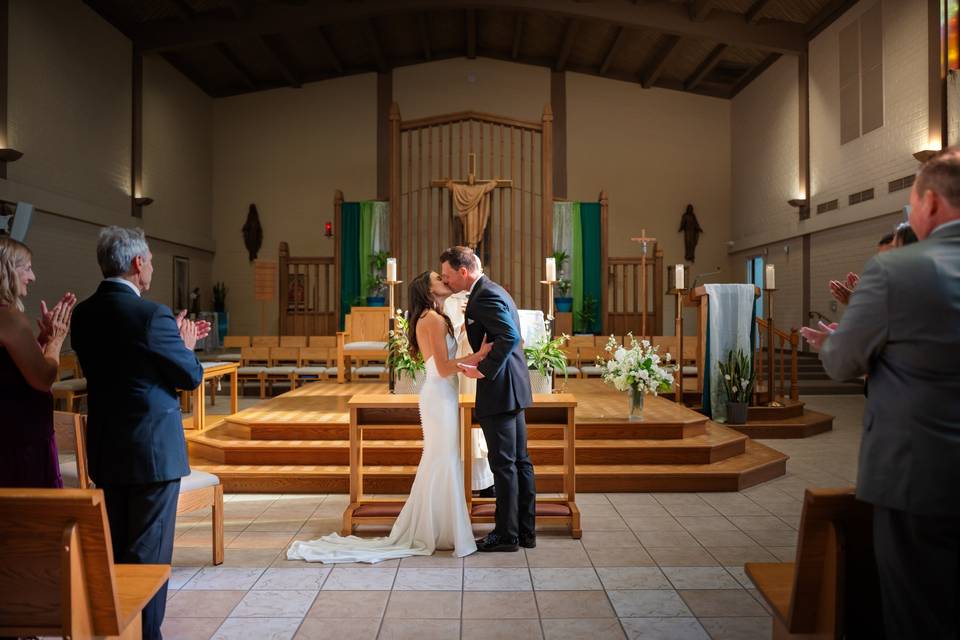 You may now kiss the bride!
