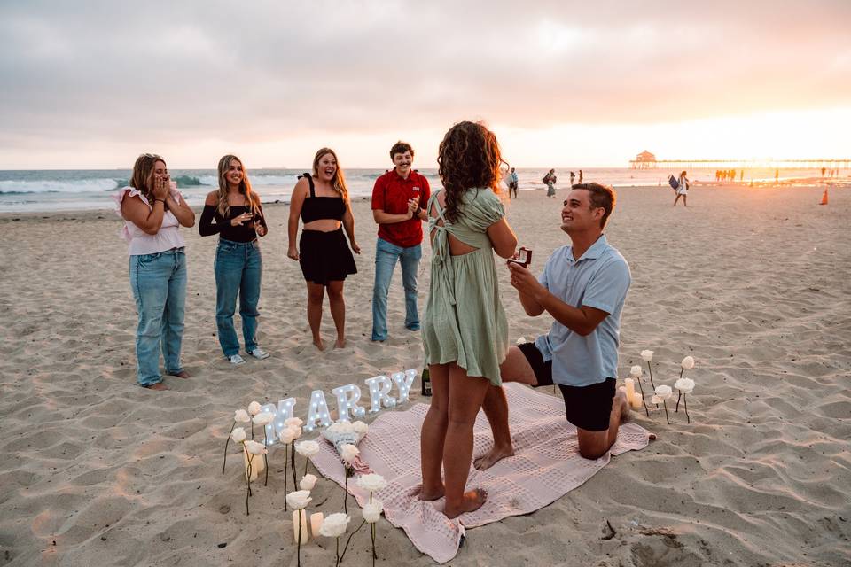 A Beachside Proposal