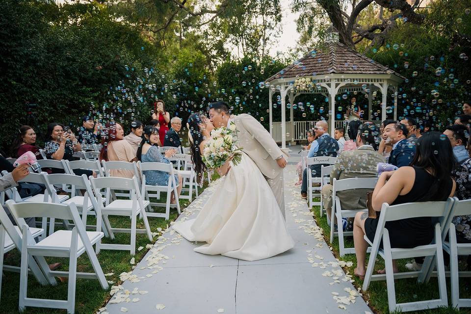 You may now kiss the bride!
