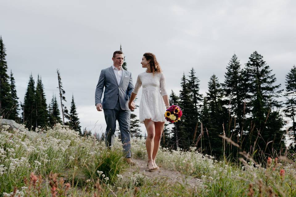 Elopement on Mount Rainier