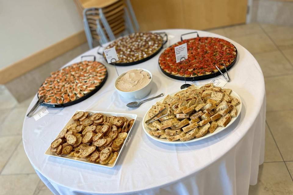 Charcuterie table
