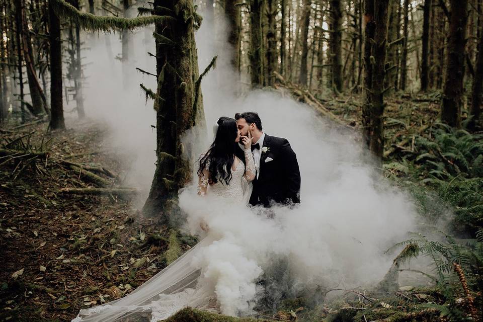 Oregon coast elopement