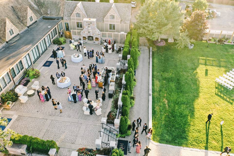 Sky View of Patio