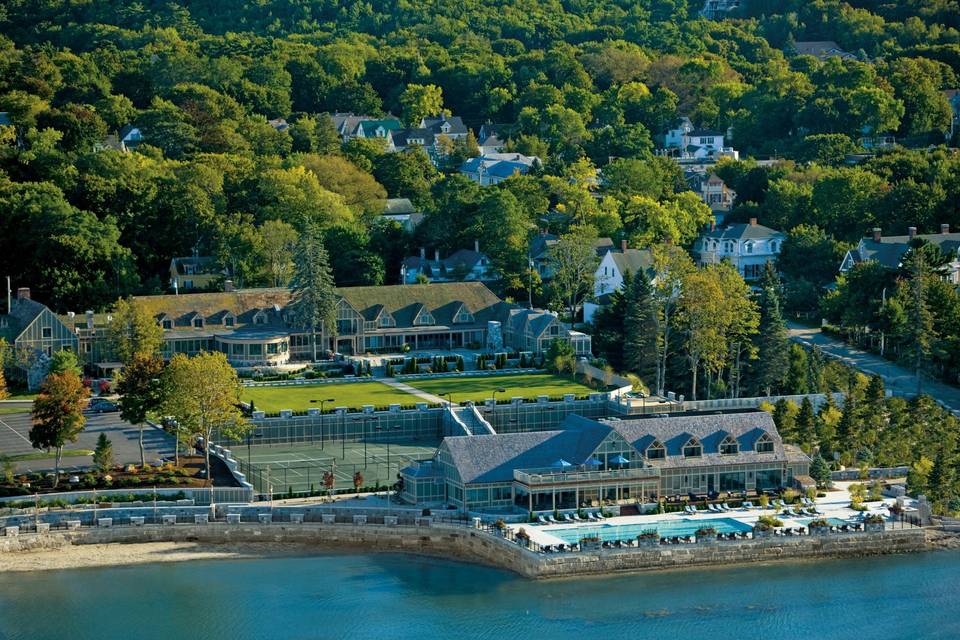 Bar Harbor Club from above