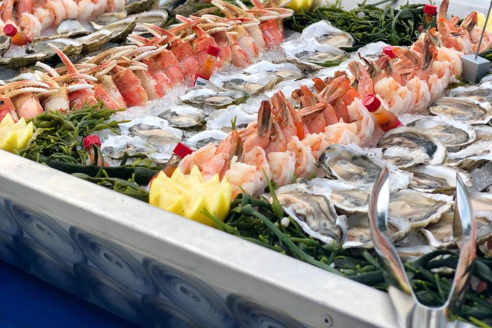 Iced Shellfish Display