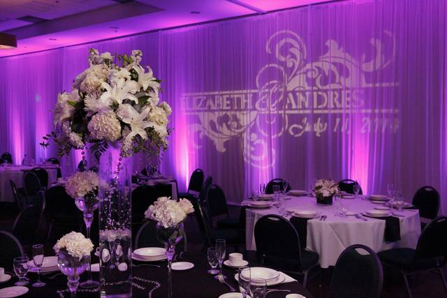 Wedding reception area