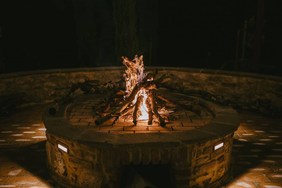Open fire