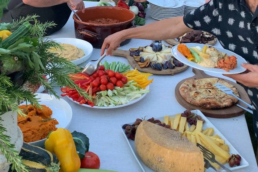 Welcome dinner buffet