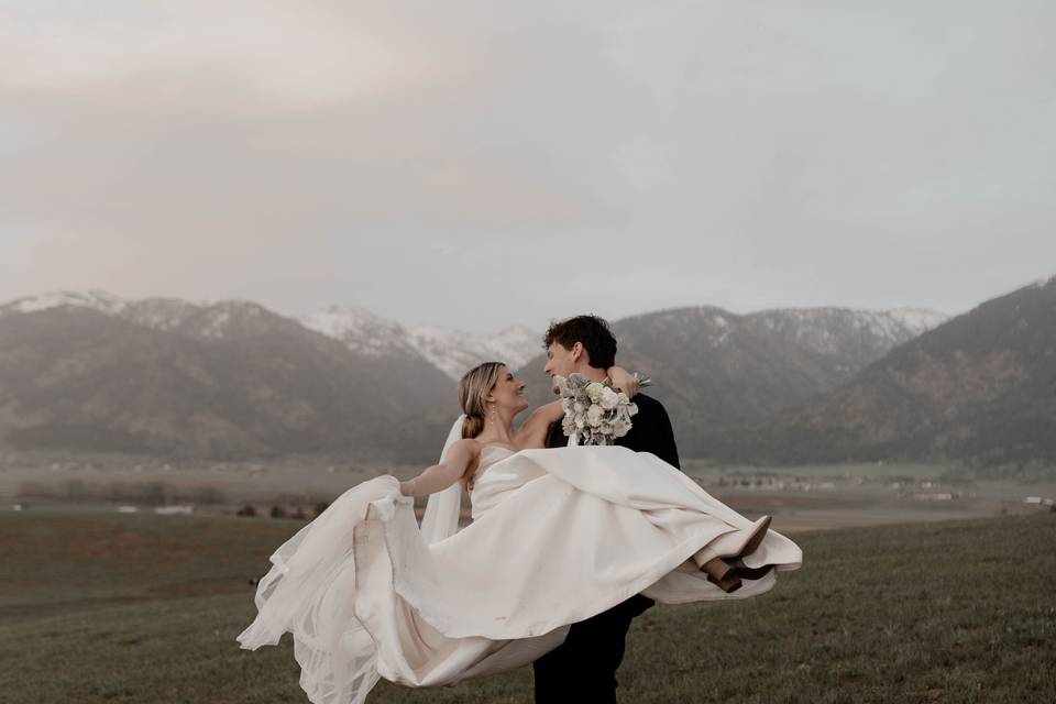 Views of the Greys River Range