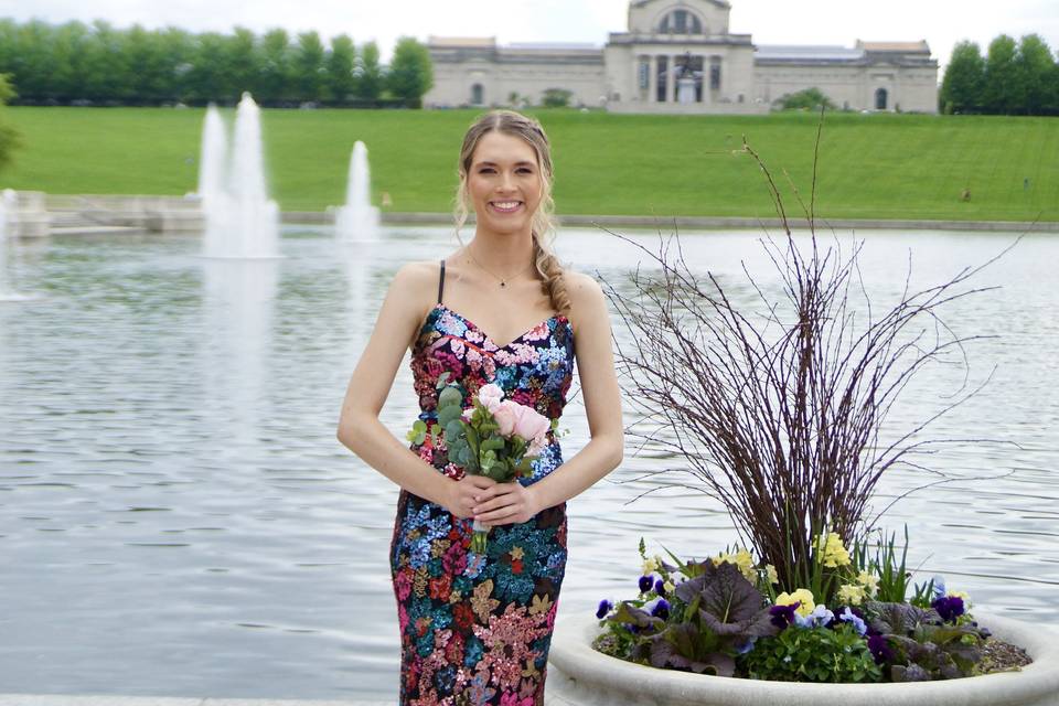 Prom makeup