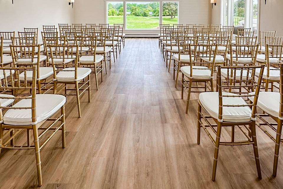 Renovated Indoor Wedding Area