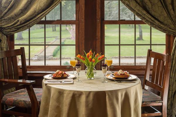 Private breakfast in the Spruce suite