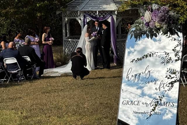 Gazebo ceremony area