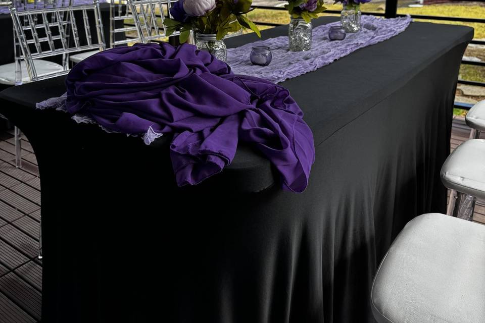 Reception setup