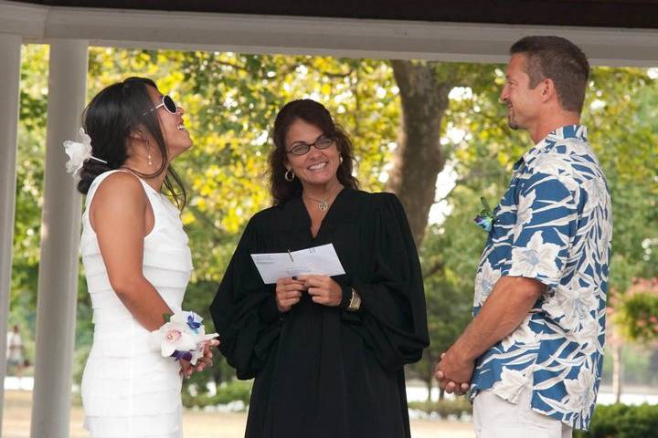 LI Beach wedding