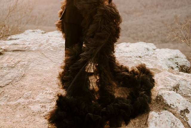 Tulle robe