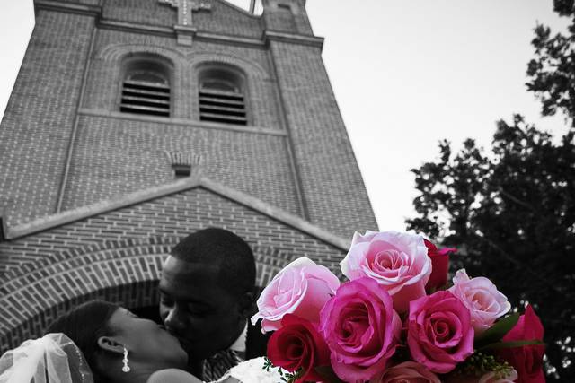 Couple kissing