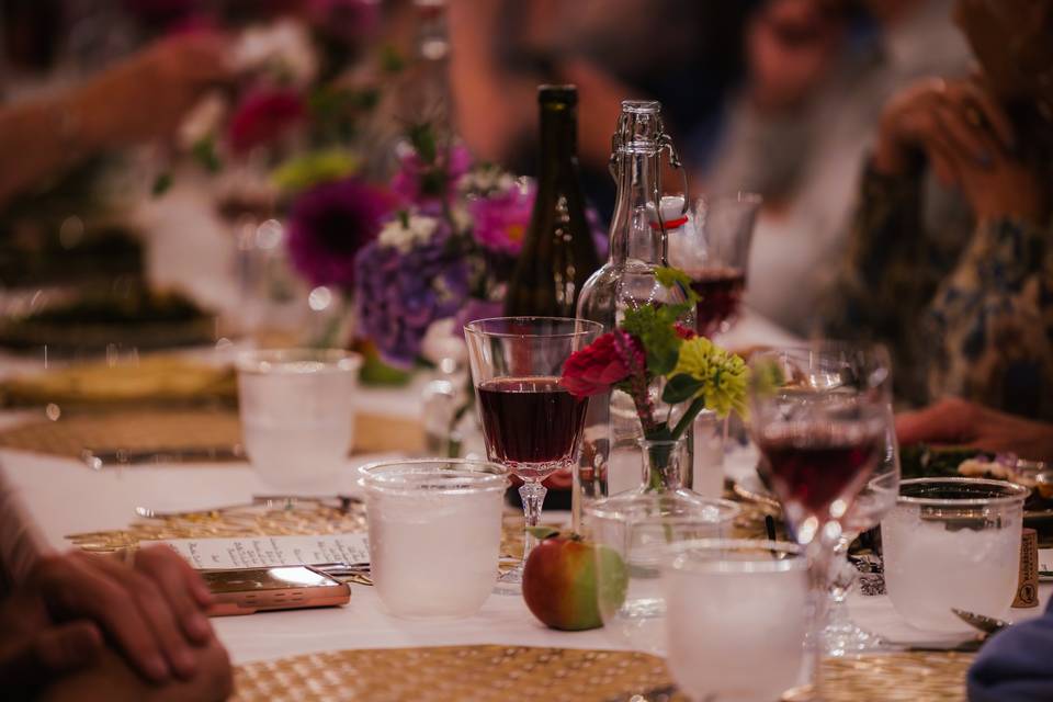 Crystal glassware & bud vases