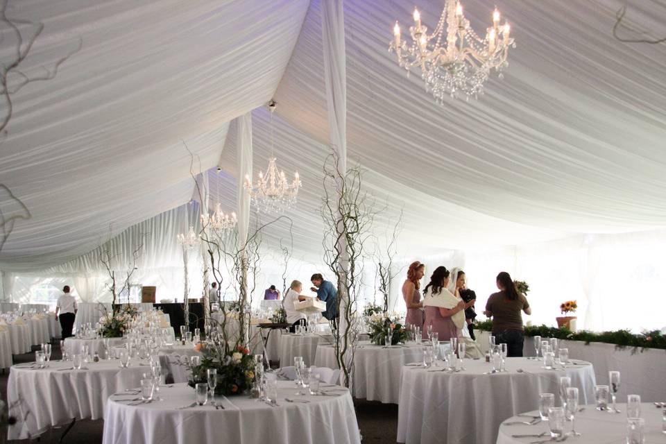 Outdoor Tent Reception