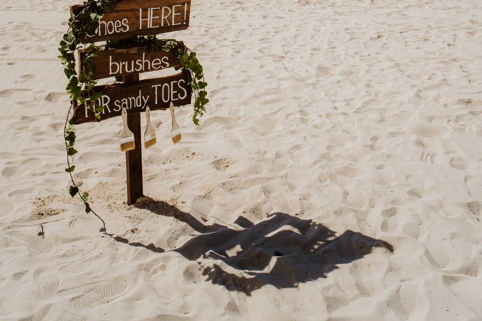 Beach ceremony