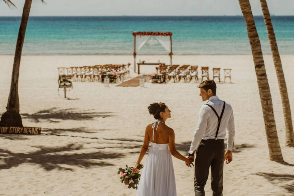 Beach ceremony