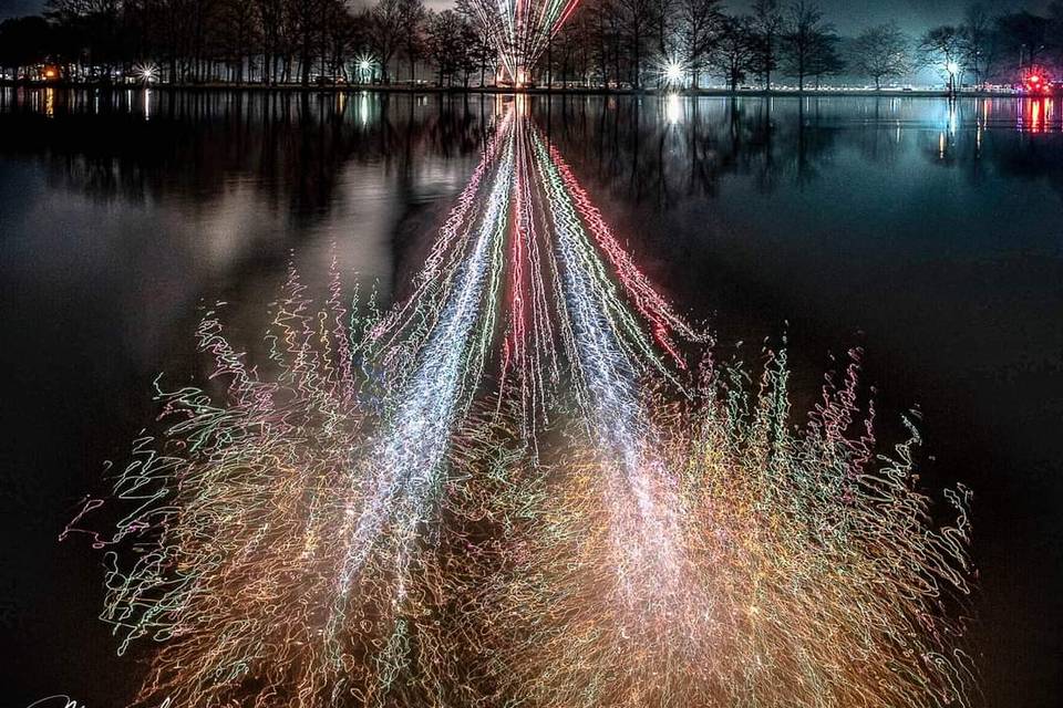 Nice reflections over lake