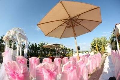 Wedding ceremony area